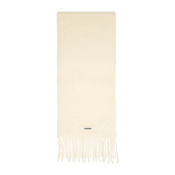 Jacquemus Fringed Alpaca-Mohair Blend Scarf - NWT - Picture 1 of 2